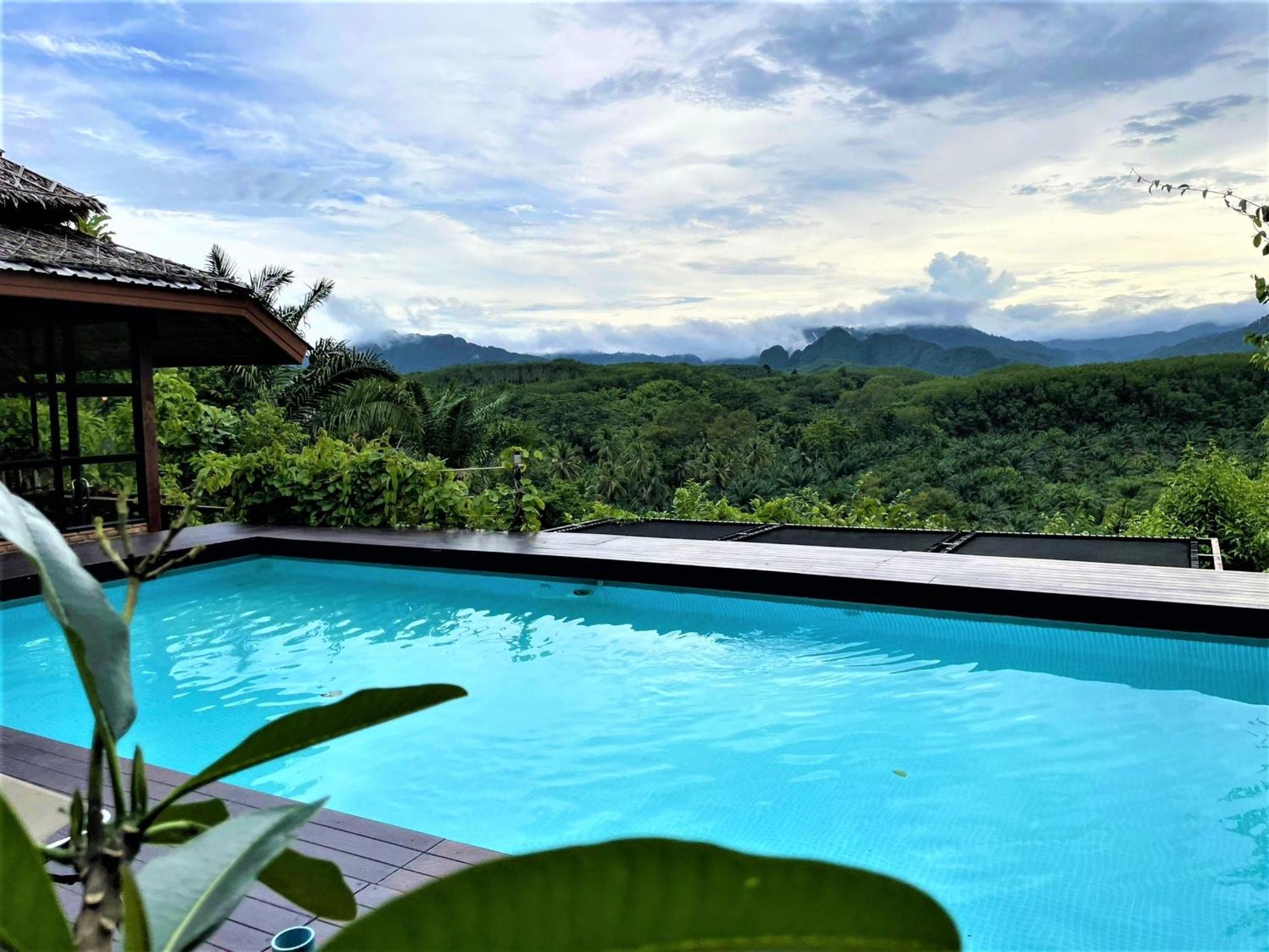 Отель Khao Sok Boutique Camping - Exotic Cliff Camping Khao Sok National Park Экстерьер фото