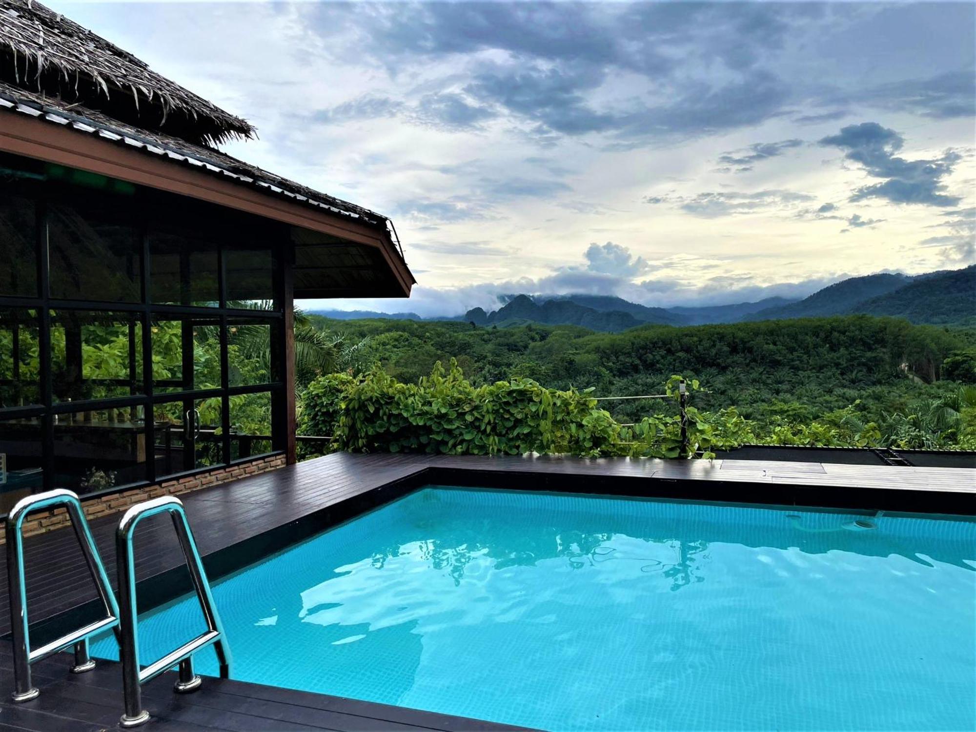 Отель Khao Sok Boutique Camping - Exotic Cliff Camping Khao Sok National Park Экстерьер фото